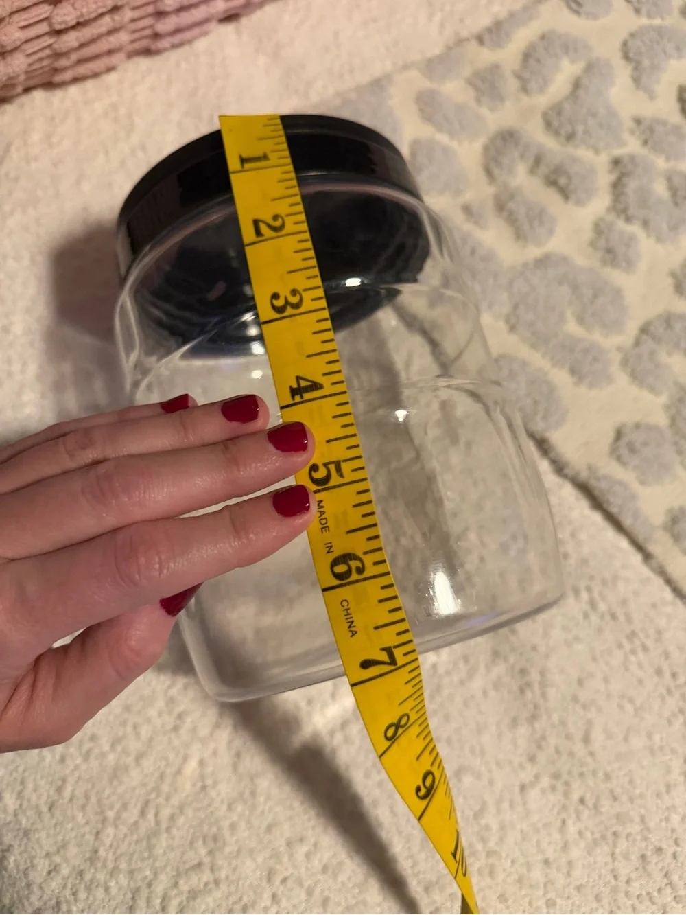 Portable Pink Snack/Storage Container with Carabiner